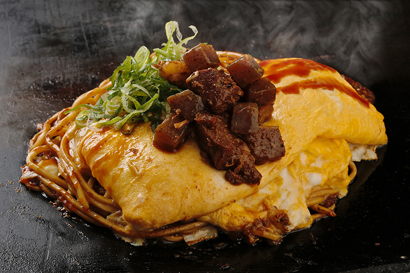 <p>ふわとろ<br>ぼっかけオムそば</p>