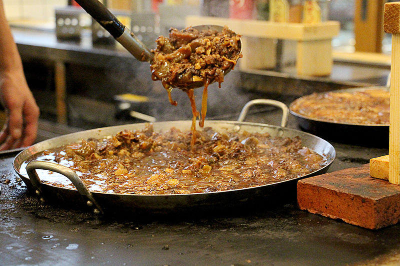 長田本庄軒の基盤
「ぼっかけ」