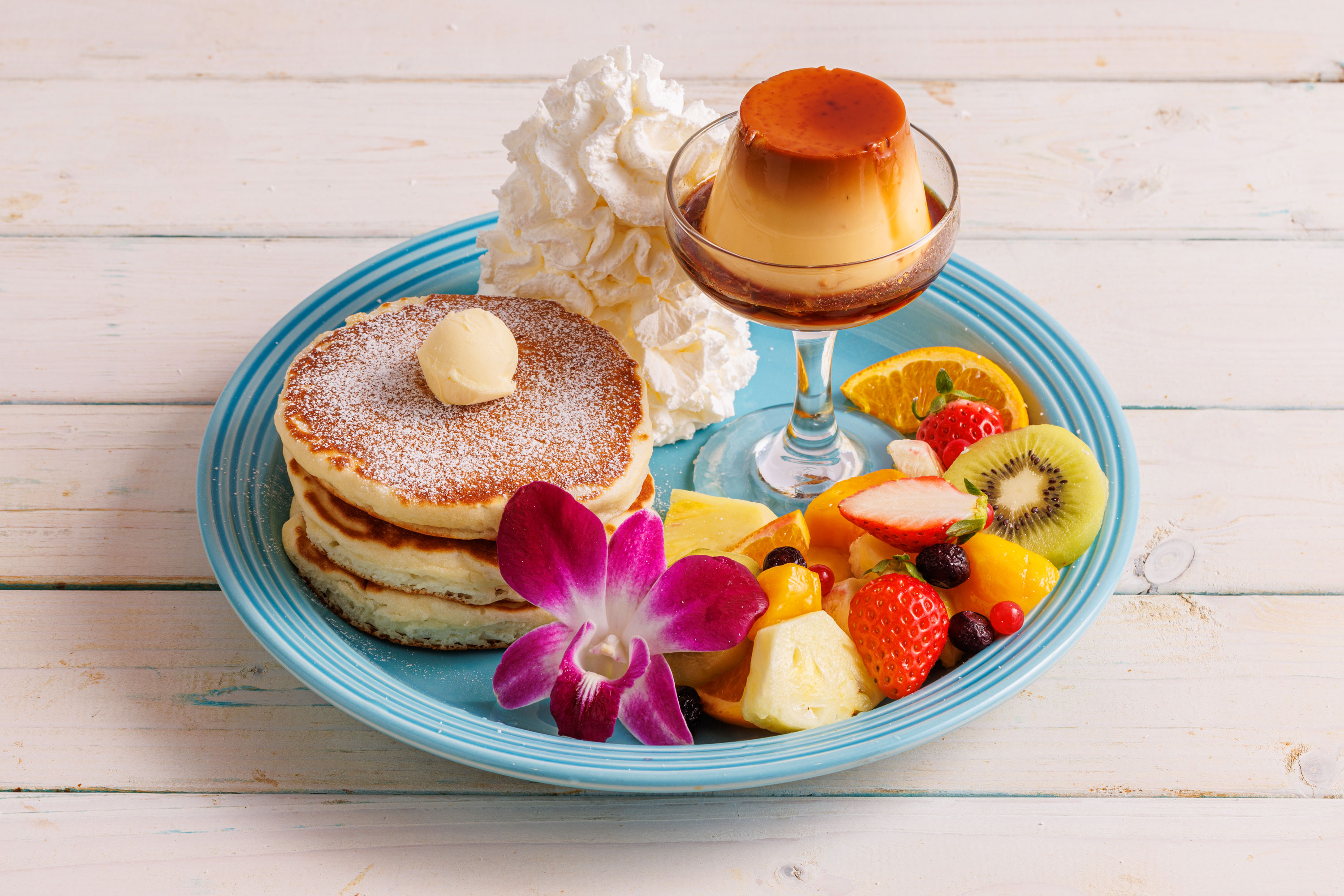 プリンアラモアナパンケーキ