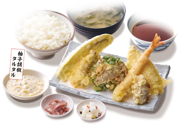 冬の贅沢物語天ぷら定食