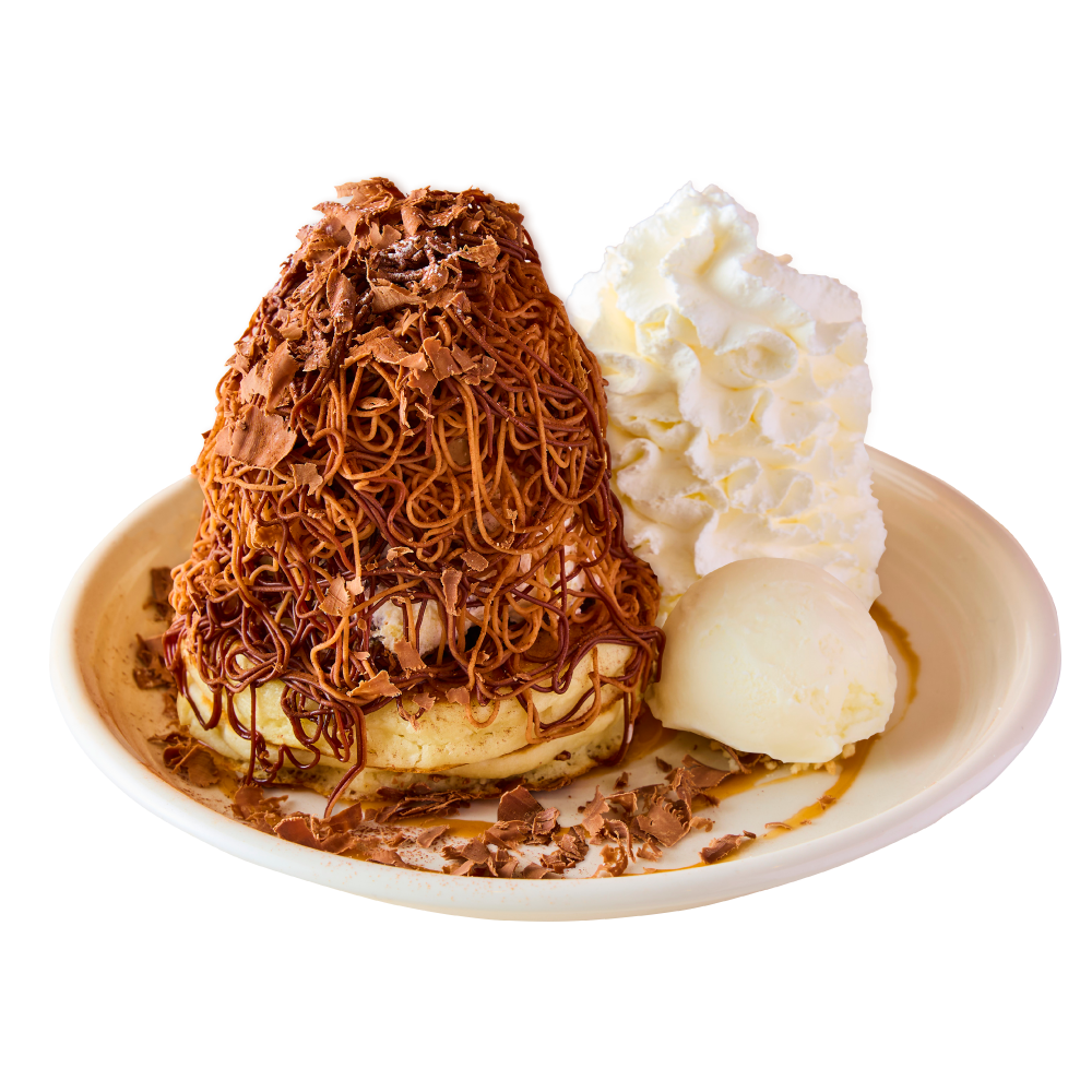チョコレートモンブランパンケーキ