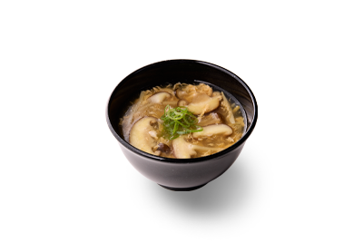 たっぷりキノコの
牛テールスープ