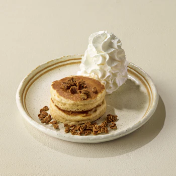 ホイップクリームパンケーキの画像