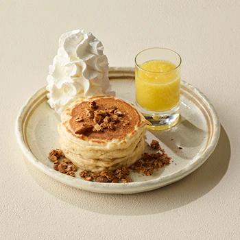 パイナップルソースパンケーキの画像