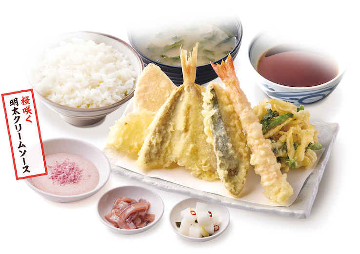  春らんまん天ぷら定食