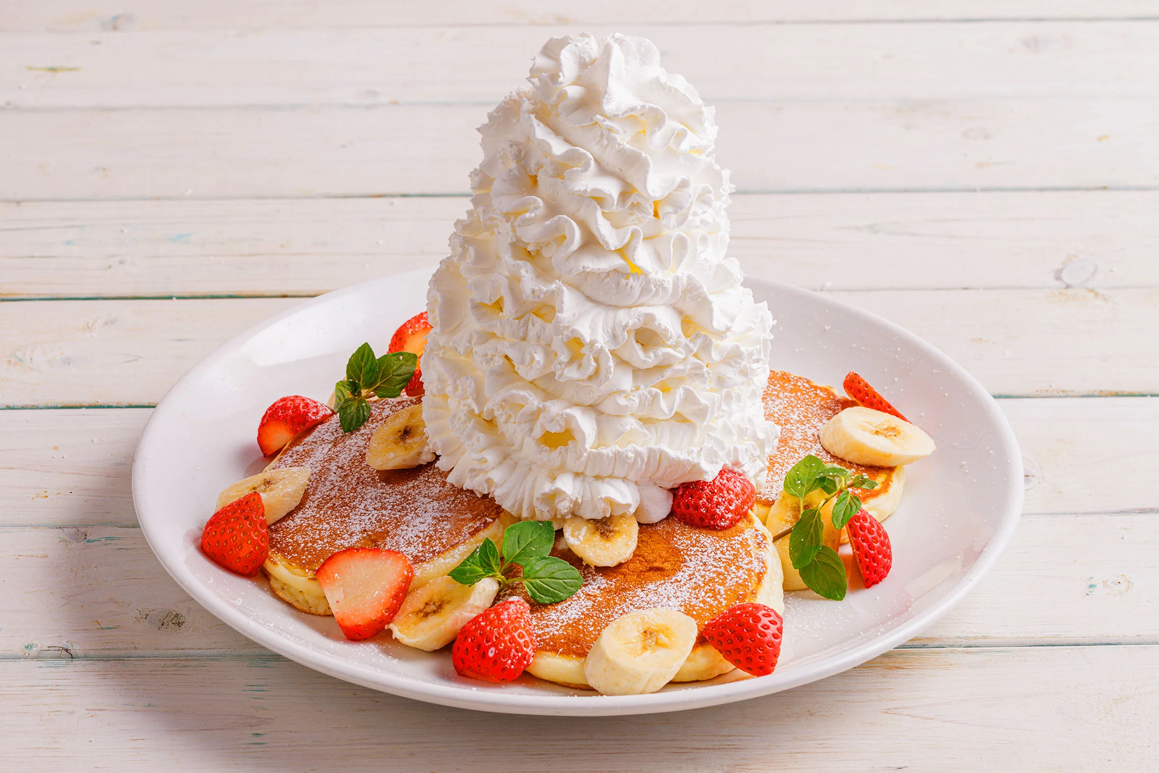 ストロベリー＆バナナホイップパンケーキ