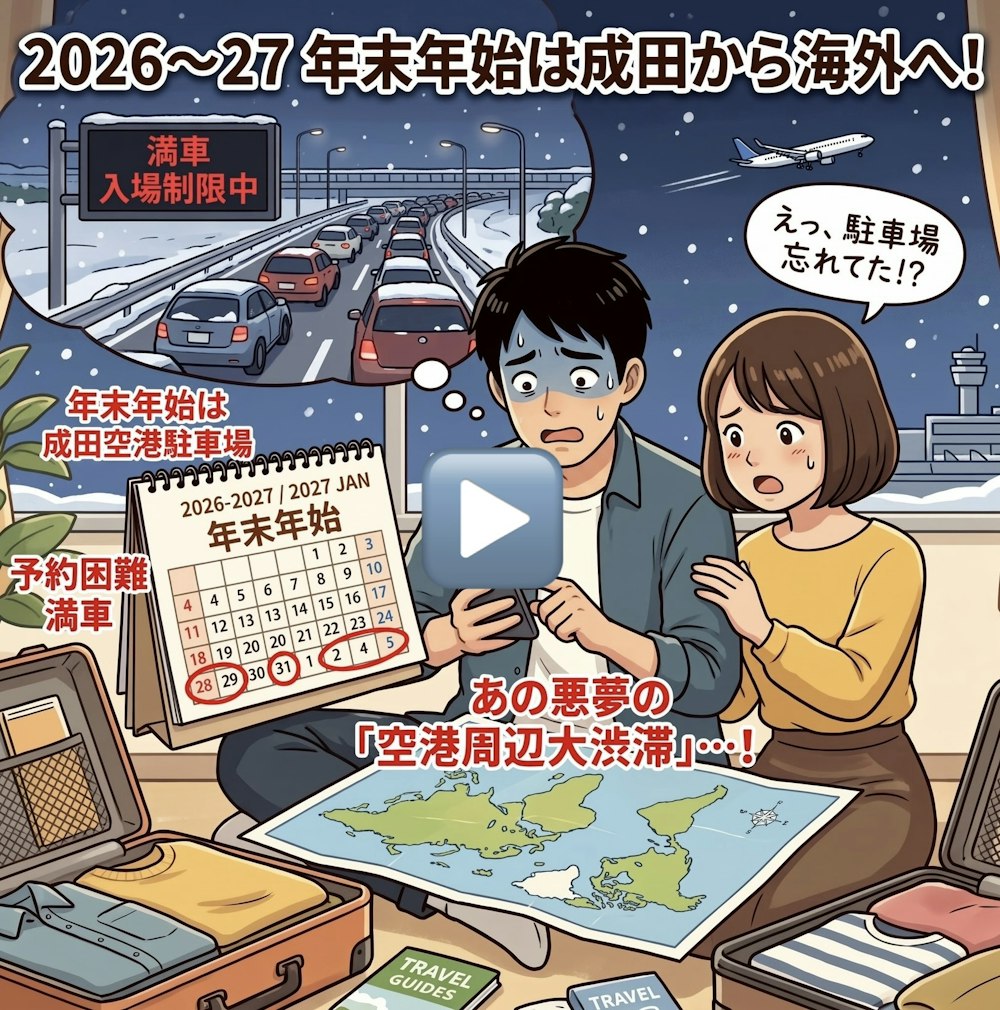 成田空港駐車場サンパーキング年末年始