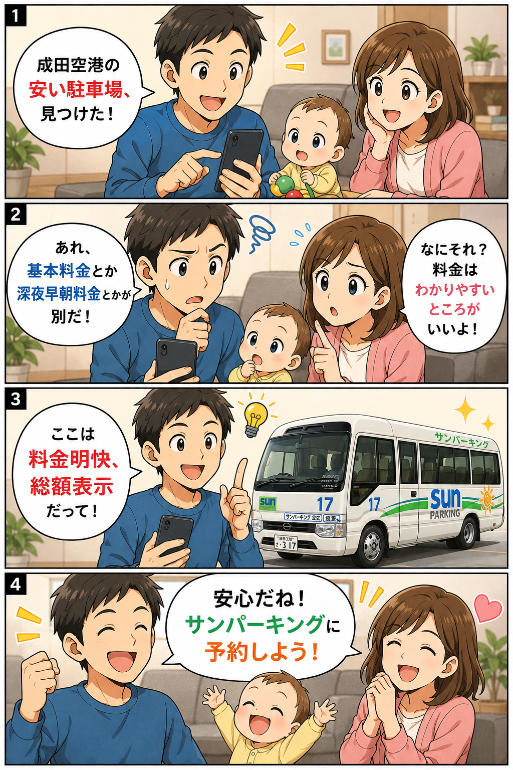 成田空港駐車場サンパーキング　格安