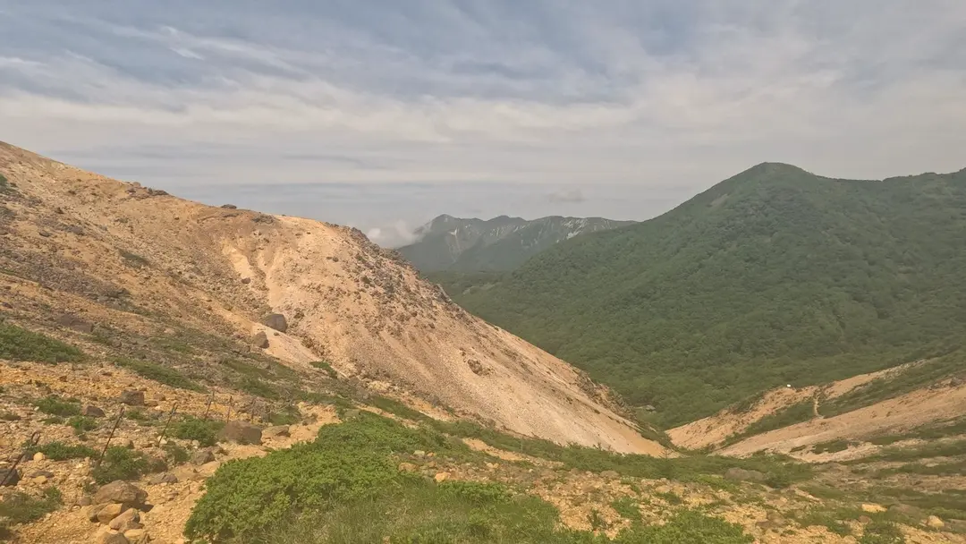 那須岳〜三斗小屋温泉　登山道