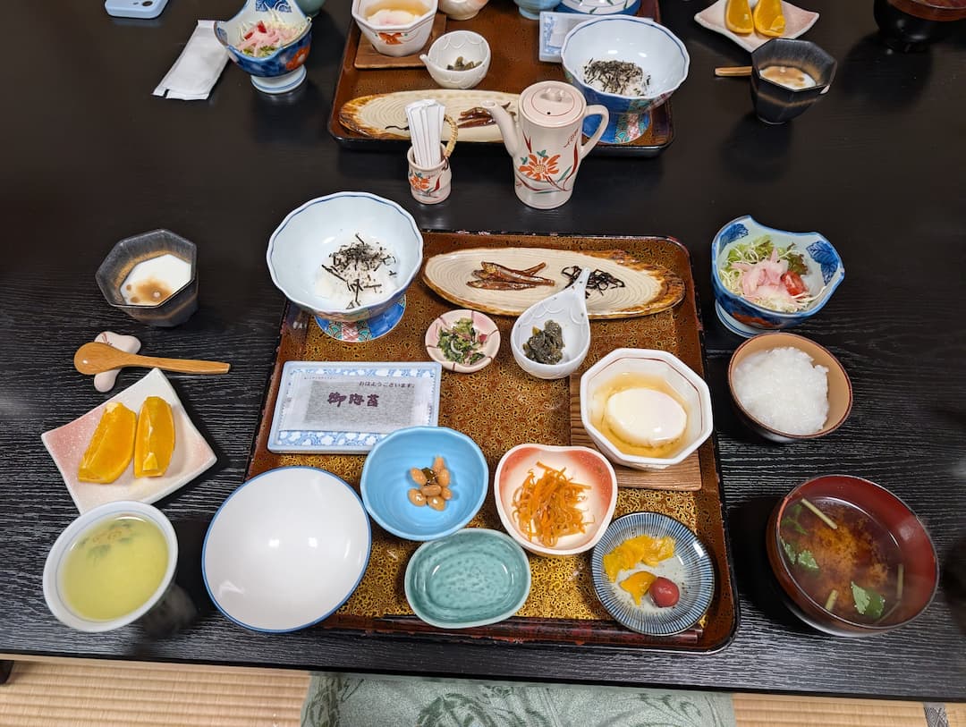 白骨温泉かつらの湯丸永旅館 朝食