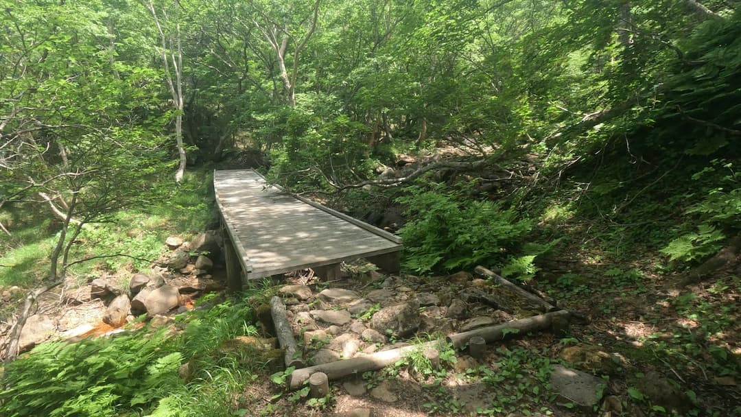 那須岳〜三斗小屋温泉　登山道