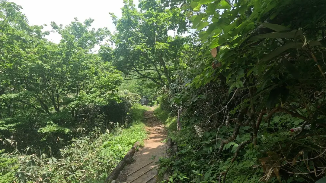 那須岳〜三斗小屋温泉　登山道