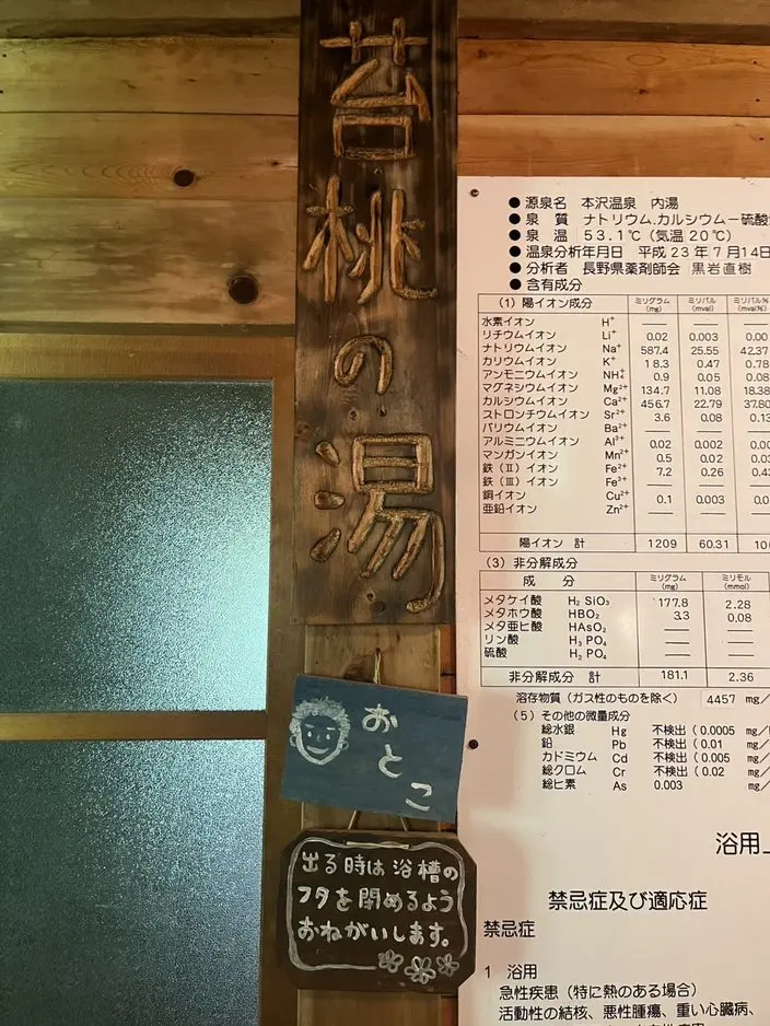 本沢温泉　内湯「苔桃の湯」