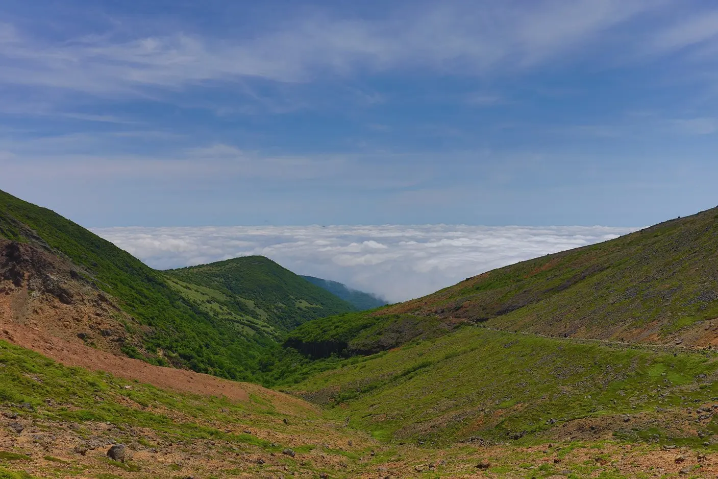 那須岳登山道　峠の茶屋