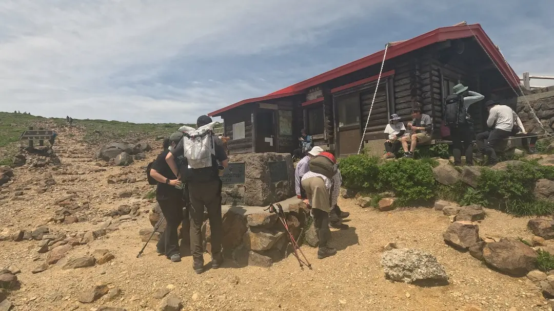 那須岳登山道　峠の茶屋