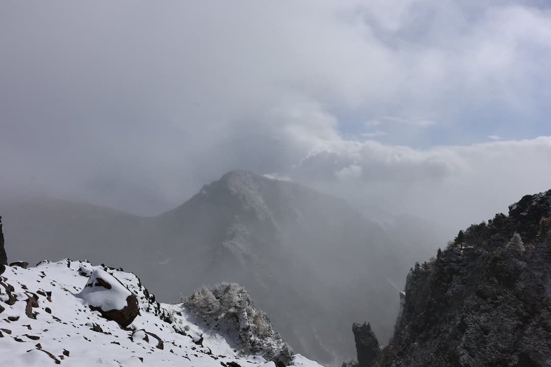 黒斑山　登山道　トーミの頭付近
