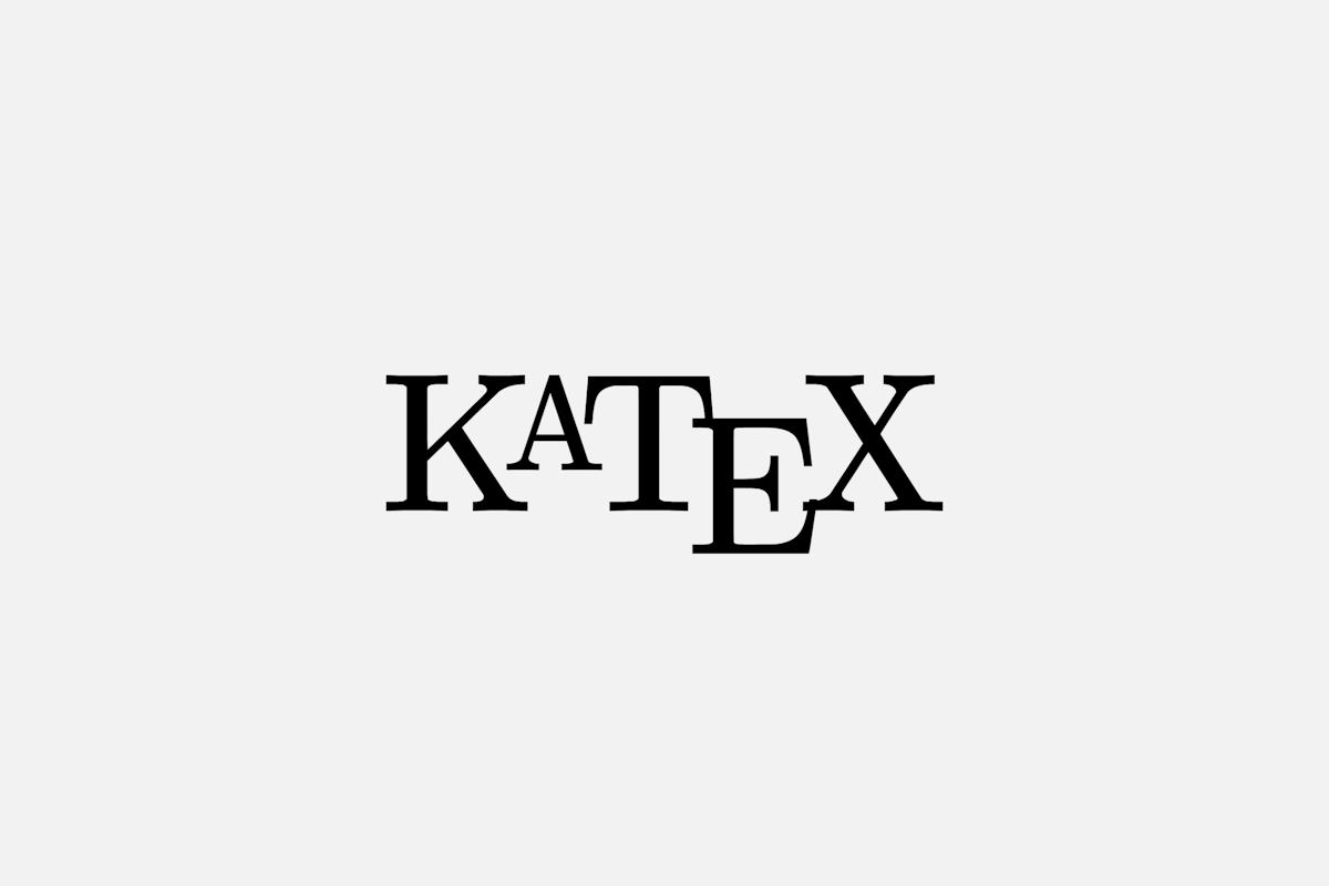 軽量な数式組版ライブラリ KaTeX の導入メモ