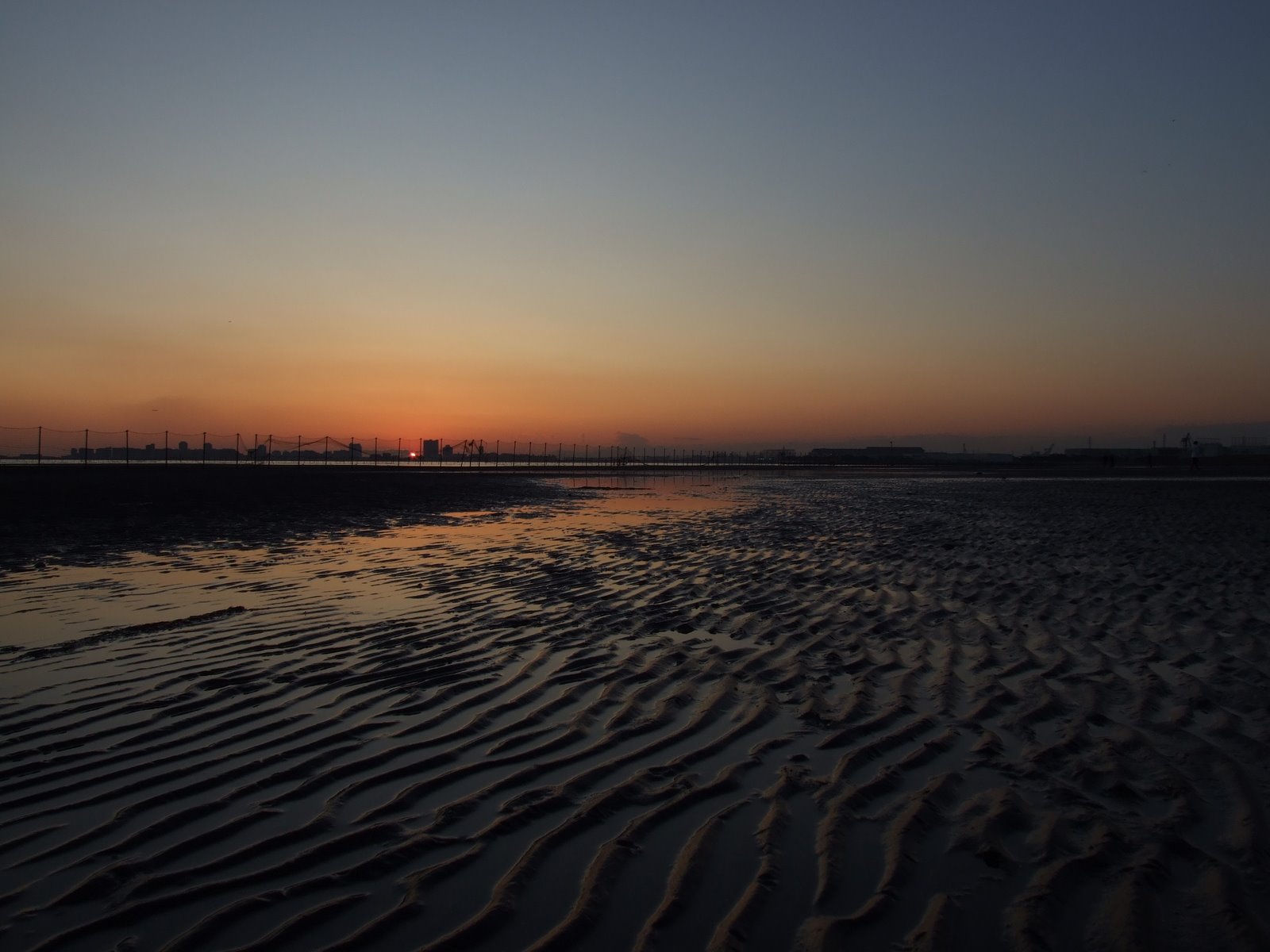 三番瀬の夕景