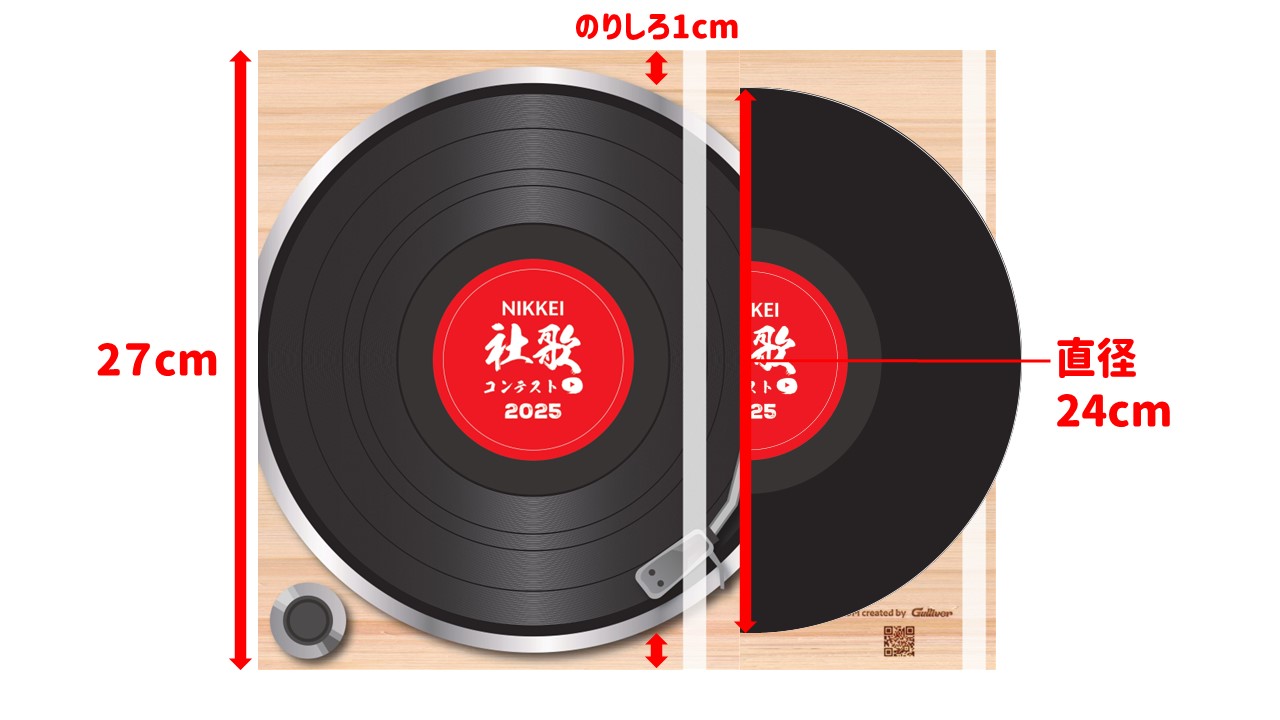 レコードの大きさなどを意識した設計