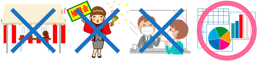 抽選会場がいらず、人員も割かずに済み、お客様との対面も少なく、参加率が上がる様子