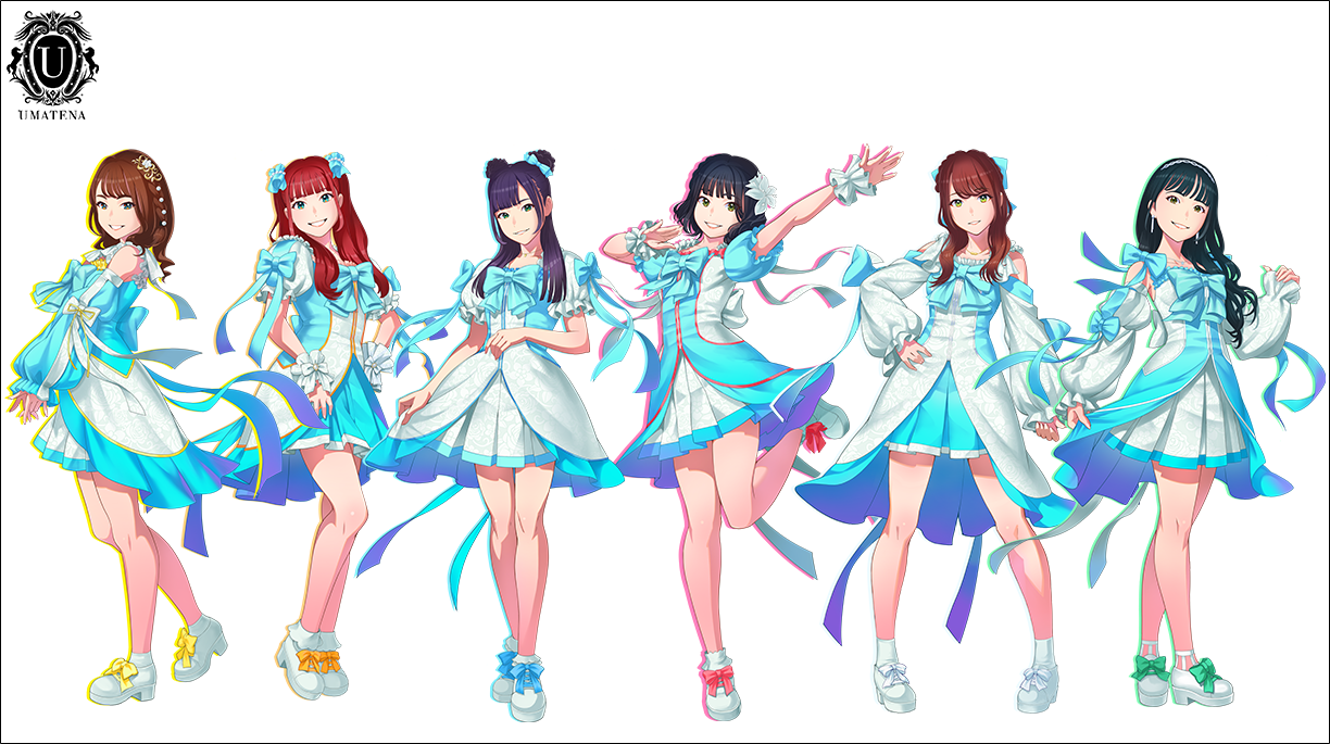 佐賀競馬公式アイドルグループ「UMATENA(ウマテナ)」のイラストを制作 