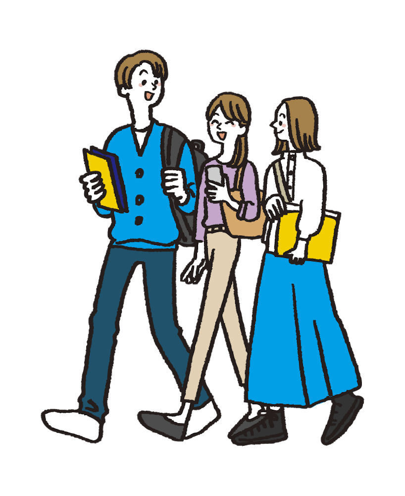 イラスト制作／学生キャラクター