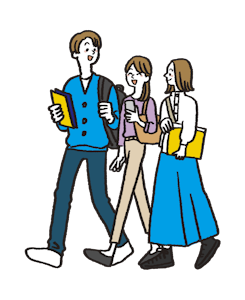 イラスト制作／学生キャラクター