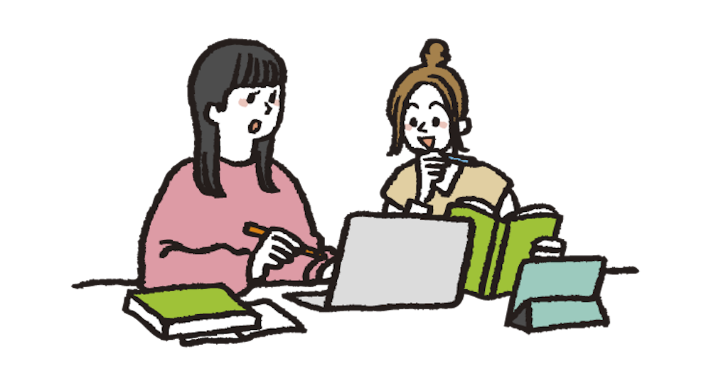 イラスト制作／学生キャラクター