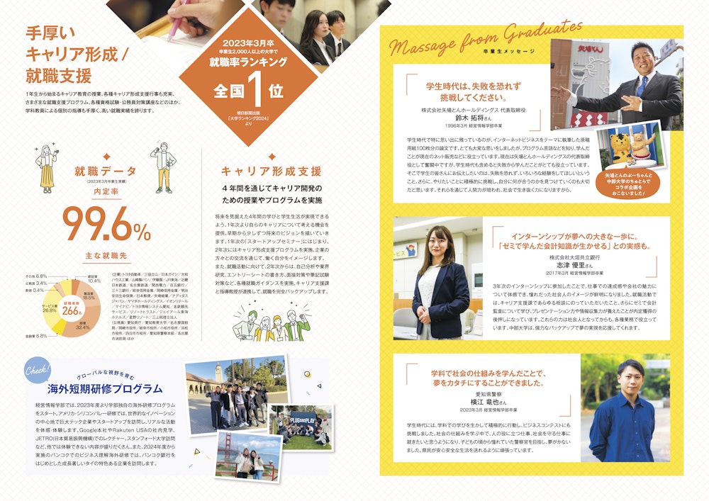 学部紹介パンフレット