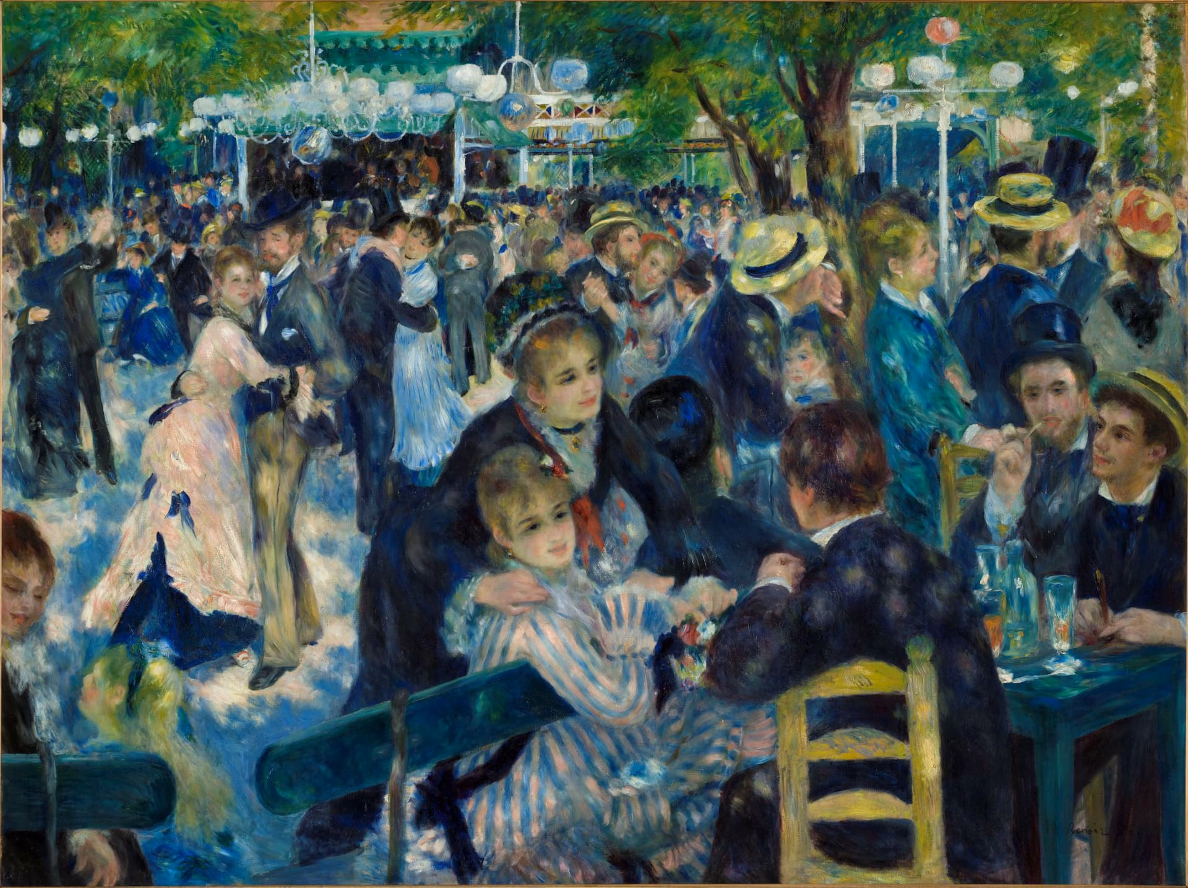ルノワール「ムーラン・ド・ラ・ギャレット」
オルセー美術館蔵
ⓒMusée d'Orsay, Dist. GrandPalaisRmn / Patrice Schmidt / distributed by AMF