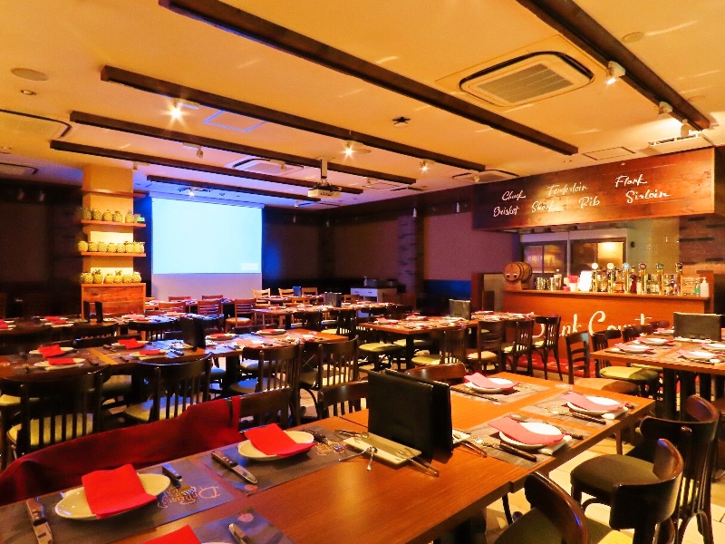 シュラスコ＆ビアレストラン ALEGRIA YOKOHAMA の店内