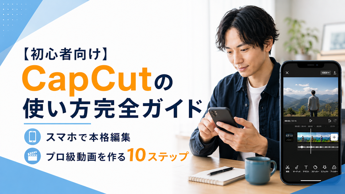 【初心者向け】CapCutの使い方完全ガイド｜スマホで本格編集|プロ級動画を作る10ステップ