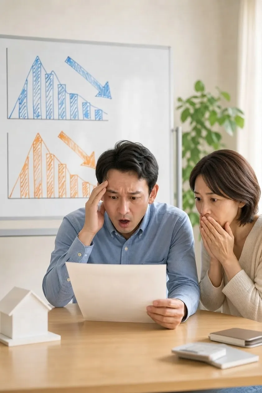 物件価格が下がったイメージ