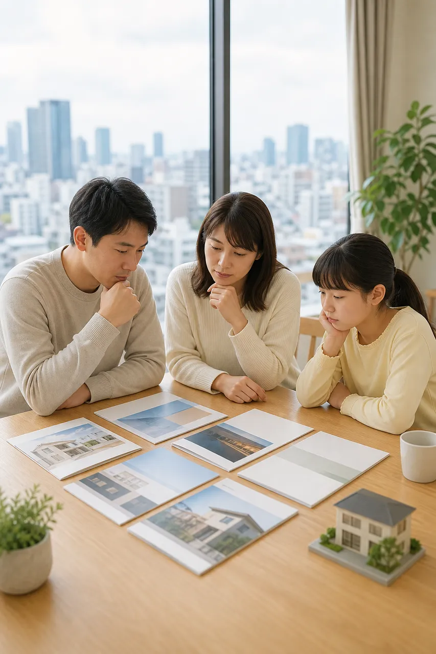 物件購入を検討している数族