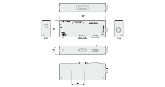 日本KYOWA共和 中速網絡數據采集器 NTB-500C