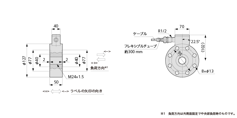 北崎供應(yīng)KYOWA共和LUK-A-50KN拉伸壓縮兩用稱(chēng)重傳感器