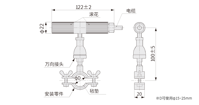 進(jìn)口KYOWA共和 手剎傳感器設(shè)備 LB-100KB池田屋