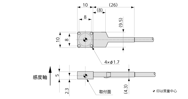 北崎供應KYOWA共和ASER-A-100阻尼型加速度計