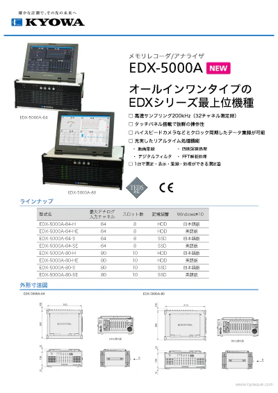 旧製品カタログ - カタログ|共和電業 旧製品カタログ - カタログ|共和電業