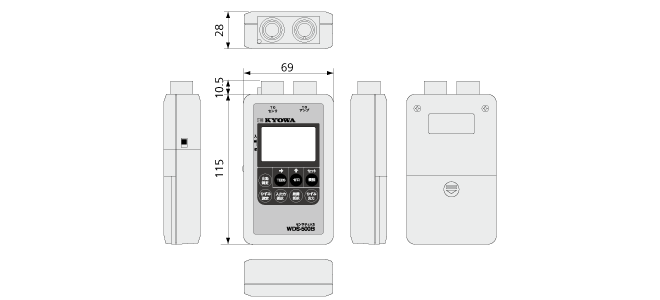 特長:WDS-500B センサチェッカ - 製品情報|共和電業 特長:WDS-500B センサチェッカ - 製品情報|共和電業