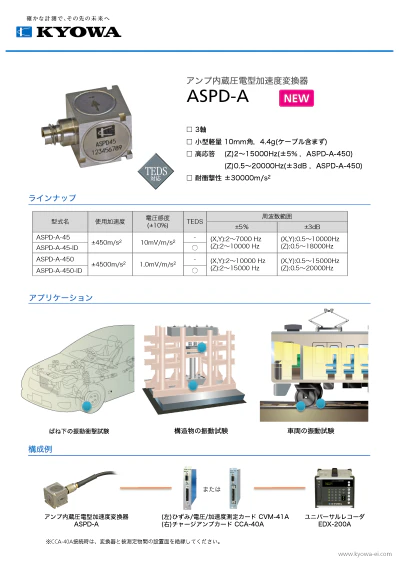 センサ(変換器) - カタログ|共和電業 センサ(変換器) - カタログ|共和電業