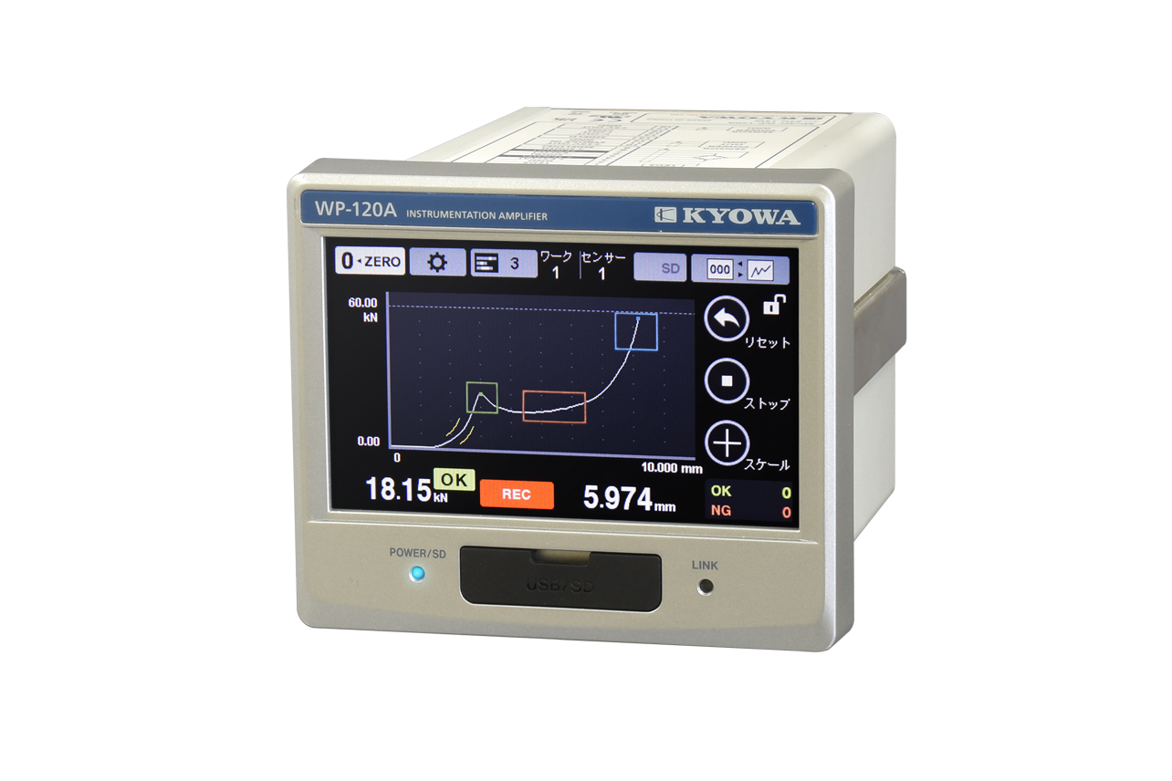 特長：WP-120A 波形表示型計装用コンディショナ - 製品情報｜共和電業