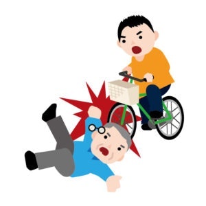自転車で自分が加害者になるケース