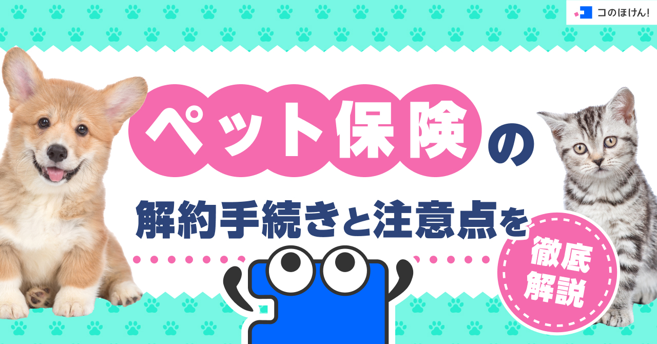 ペット保険の解約手続きと注意点を徹底解説