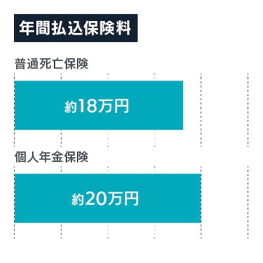 保険種目別年間払込保険料