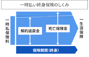 一時払い終身保険のしくみ