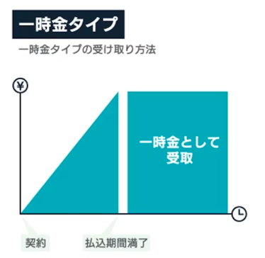 一時金タイプの受け取り方法