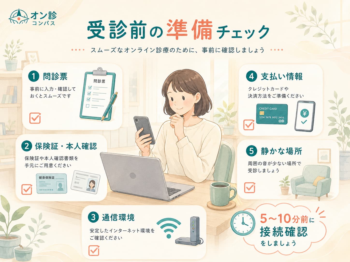 受診前の準備チェック