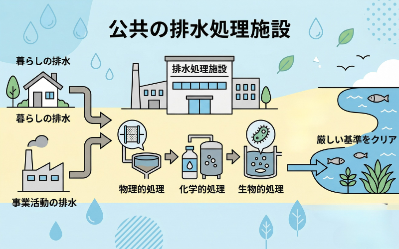 排水処理の基礎知識をわかりやすく解説！仕組みから技術などの初歩的な