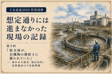 下水道展2026 特別連載｜第3回 街全体が、有機物の微粒子に覆われてい